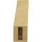 Ekena Millwork 3-inch W x 10-inch D x 10-inch H Imperial Rough Cedar Woodgrain TimberThane Knee Brace, Primed BRCUR03X10X10IMPRCPR - alternate 3